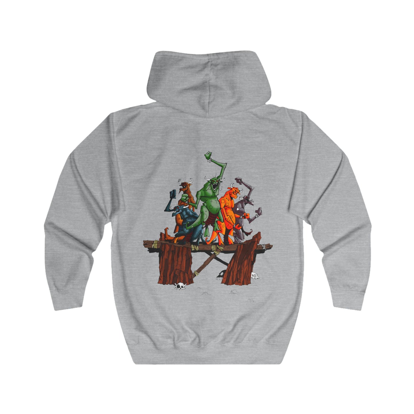 Sudadera con cremallera completa unisex ZIP DEVILS