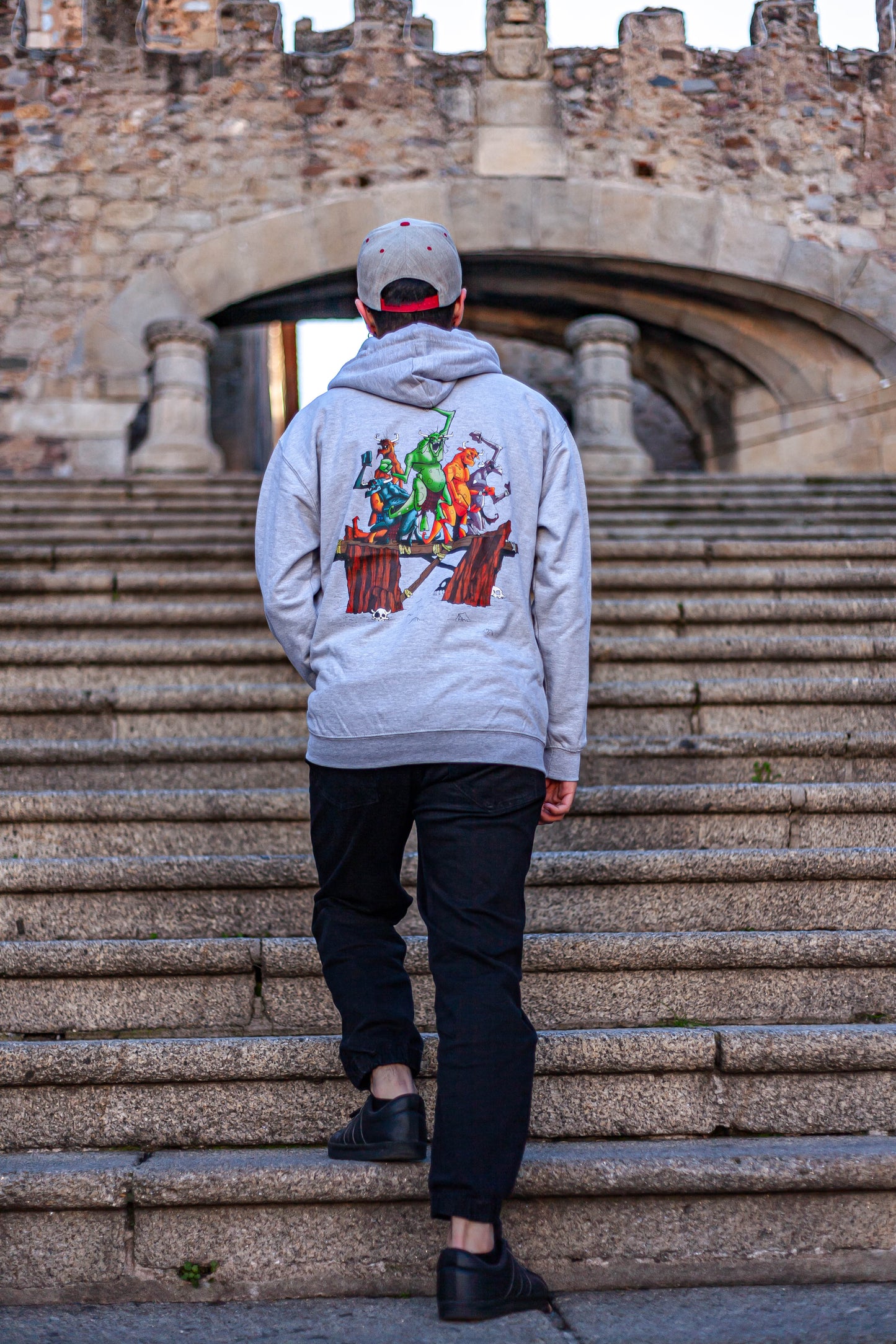 Sudadera con cremallera completa unisex ZIP DEVILS