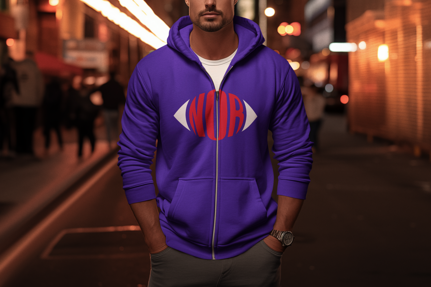 Sudadera con cremallera completa unisex ZIP DEVILS