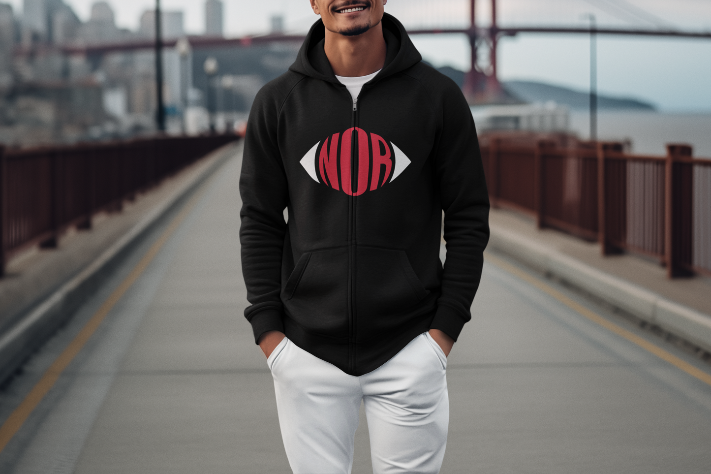 Sudadera con cremallera completa unisex ZIP DEVILS