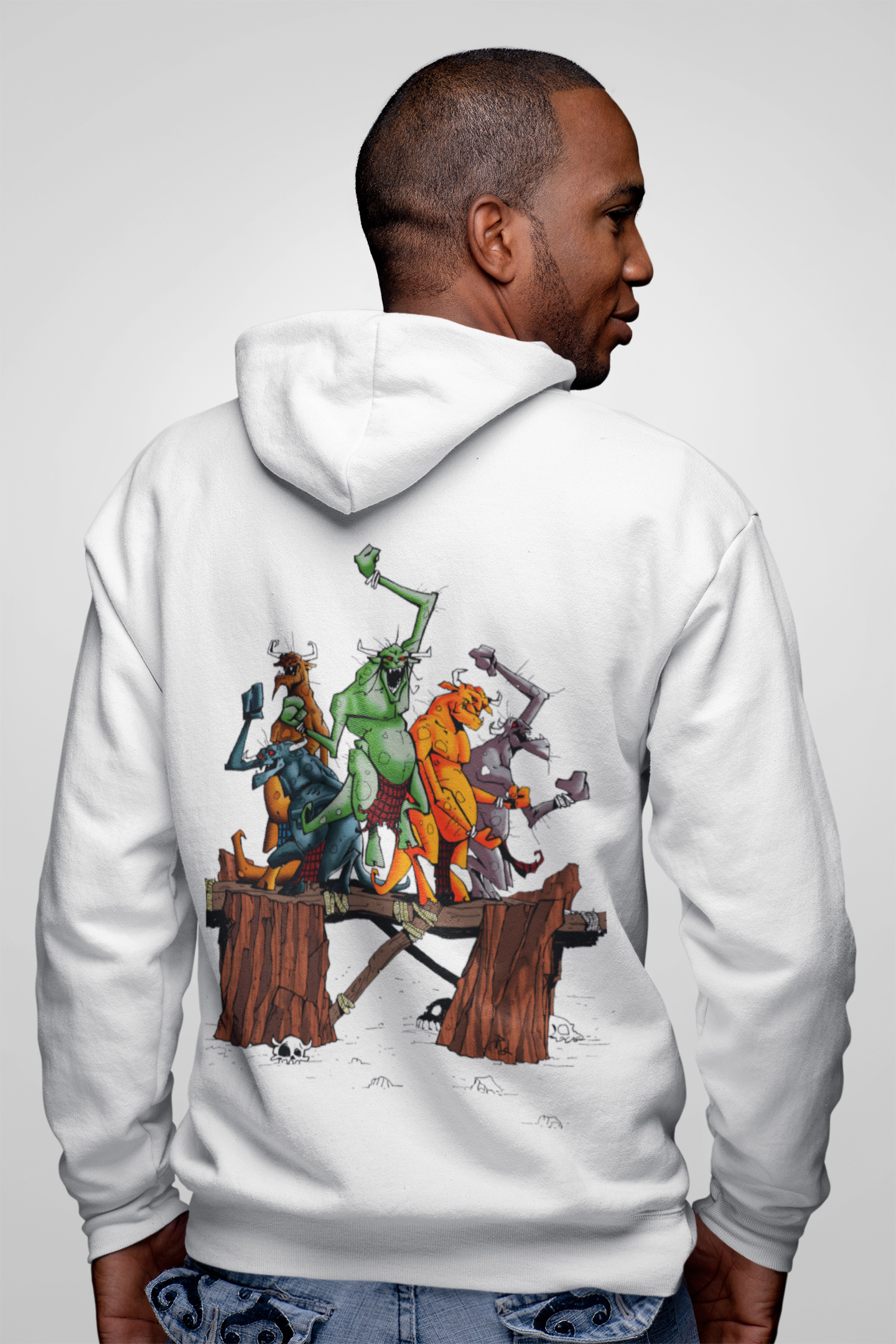 Sudadera con cremallera completa unisex ZIP DEVILS