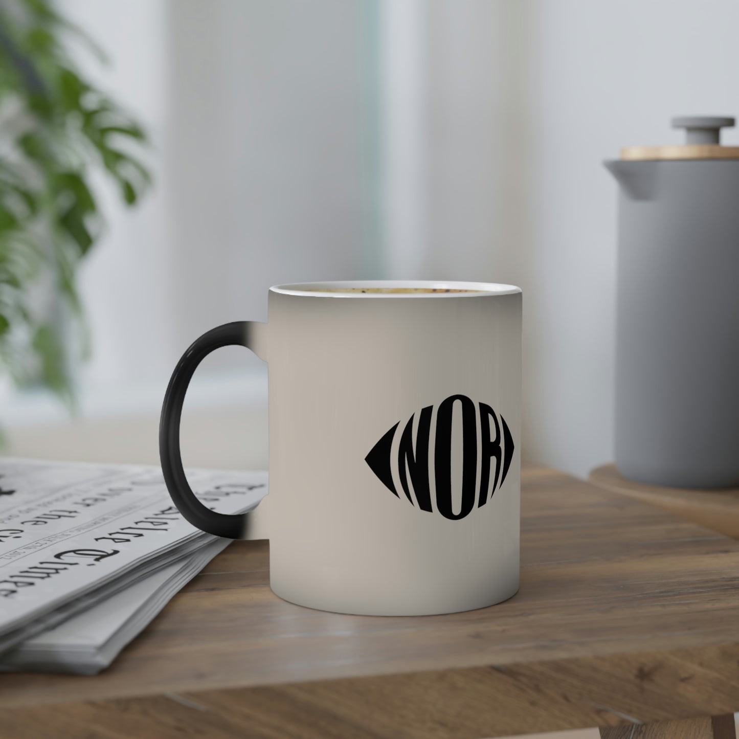 Taza que cambia de color, 11oz  LOGO Negro 2023